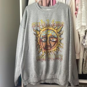 Urban Outfitters Sublime gray crewneck